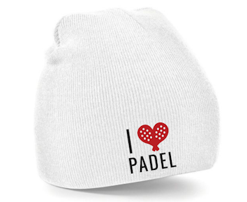 I Love Padel Beanie hat