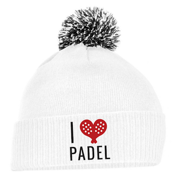 I Love Padel Bobble hat