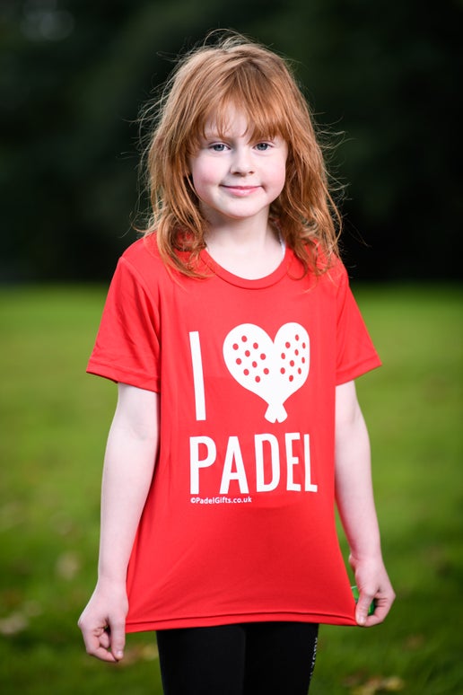 Kids I Love Padel t-shirt